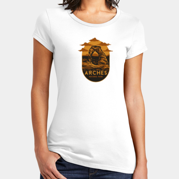 Arches Nantional Park Womens Tee Thumbnail