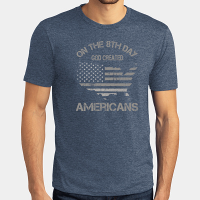 On the 8th Day - Tri Blend Tee Thumbnail