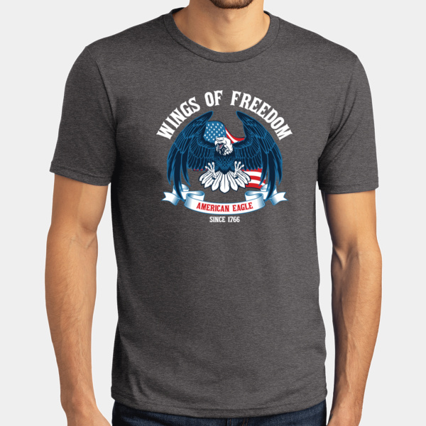 Wings of Freedom Tri Blend Tee Thumbnail