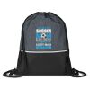 Prime Line Crosshatch Heather Drawstring Backpack  Thumbnail